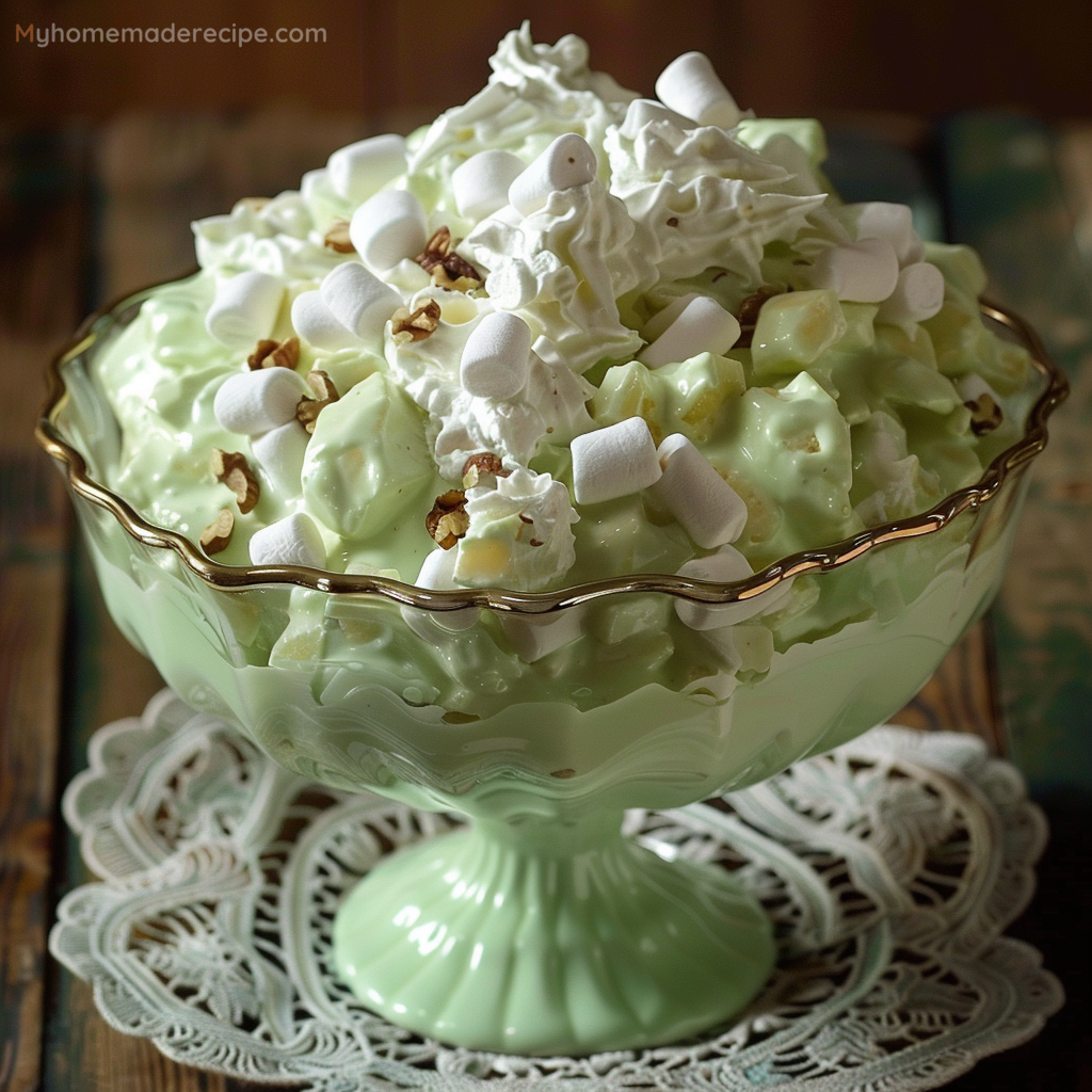 Watergate Salad in a bowl