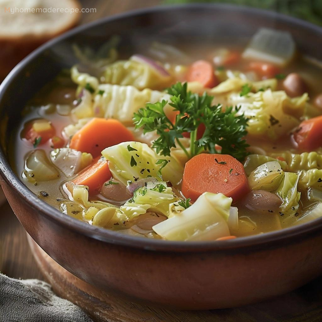 A bowl of hearty Cabbage Soup