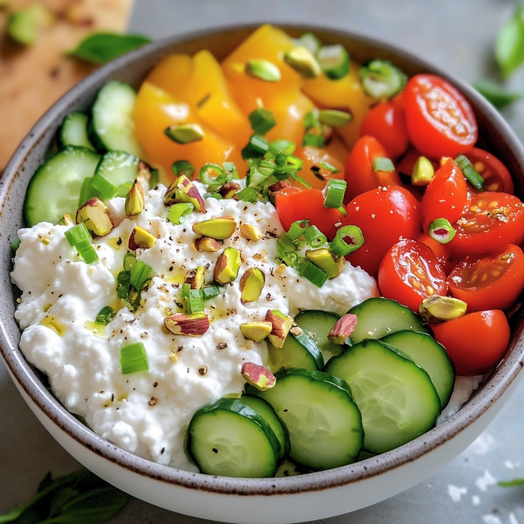 Ultimate Savory Cottage Cheese Bowl