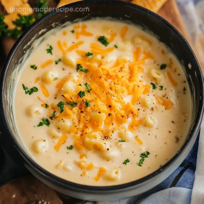 Mac And Cheese Soup - A Cozy Twist On A Classic - My Home Made Recipe