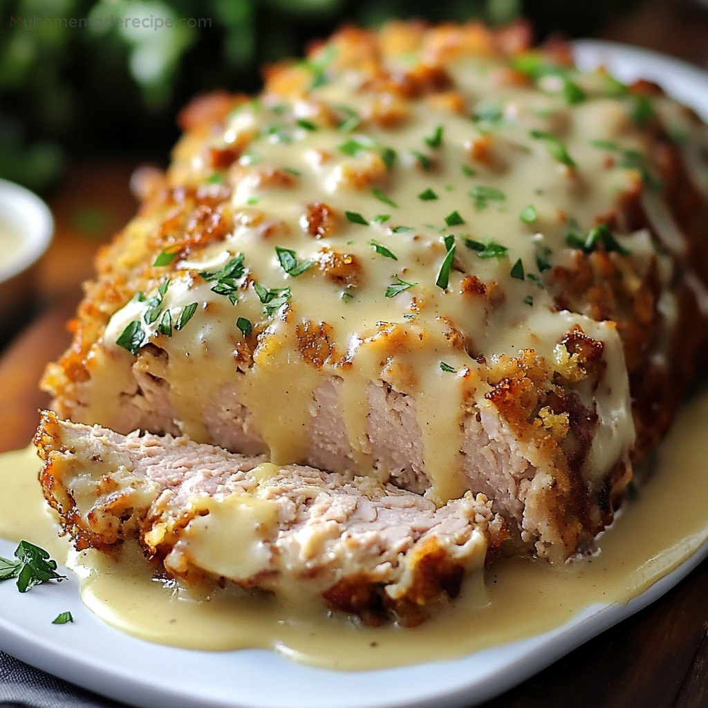 Chicken Cordon Bleu Meatloaf