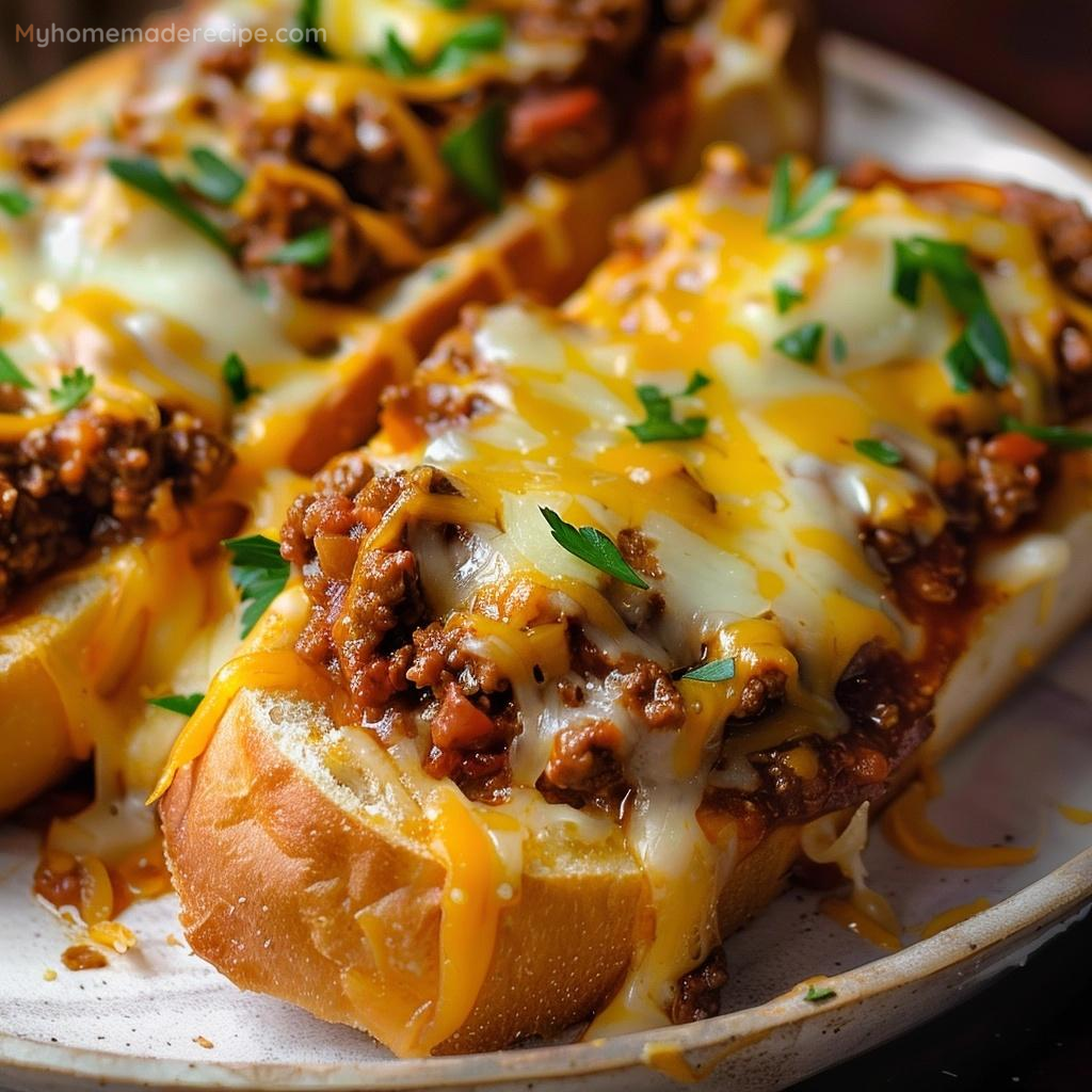 Garlic Bread Sloppy Joes