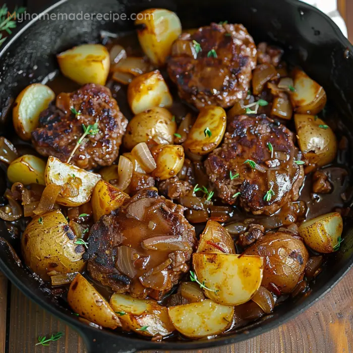 Salisbury Steak and Potato Skillet