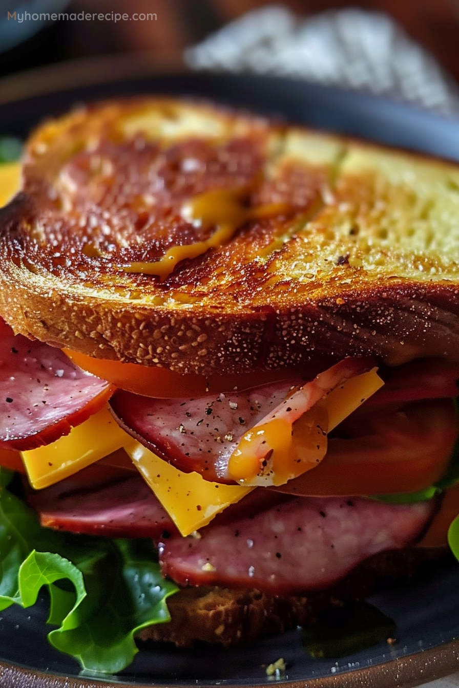 Air-Fried Bologna Sandwich