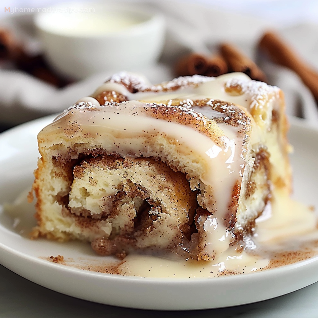 Irresistible Cinnamon Roll Cake