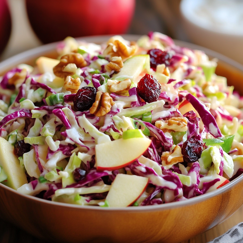 Apple Cranberry Coleslaw