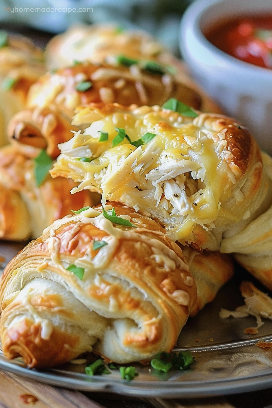 Chicken Stuffed Crescent Rolls