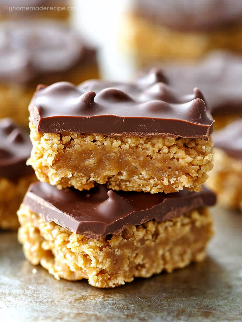 Easy Chewy Scotcheroo Bars