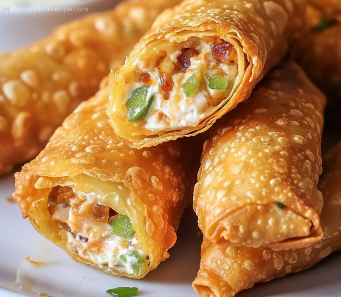 Chicken Jalapeño Popper Egg Rolls