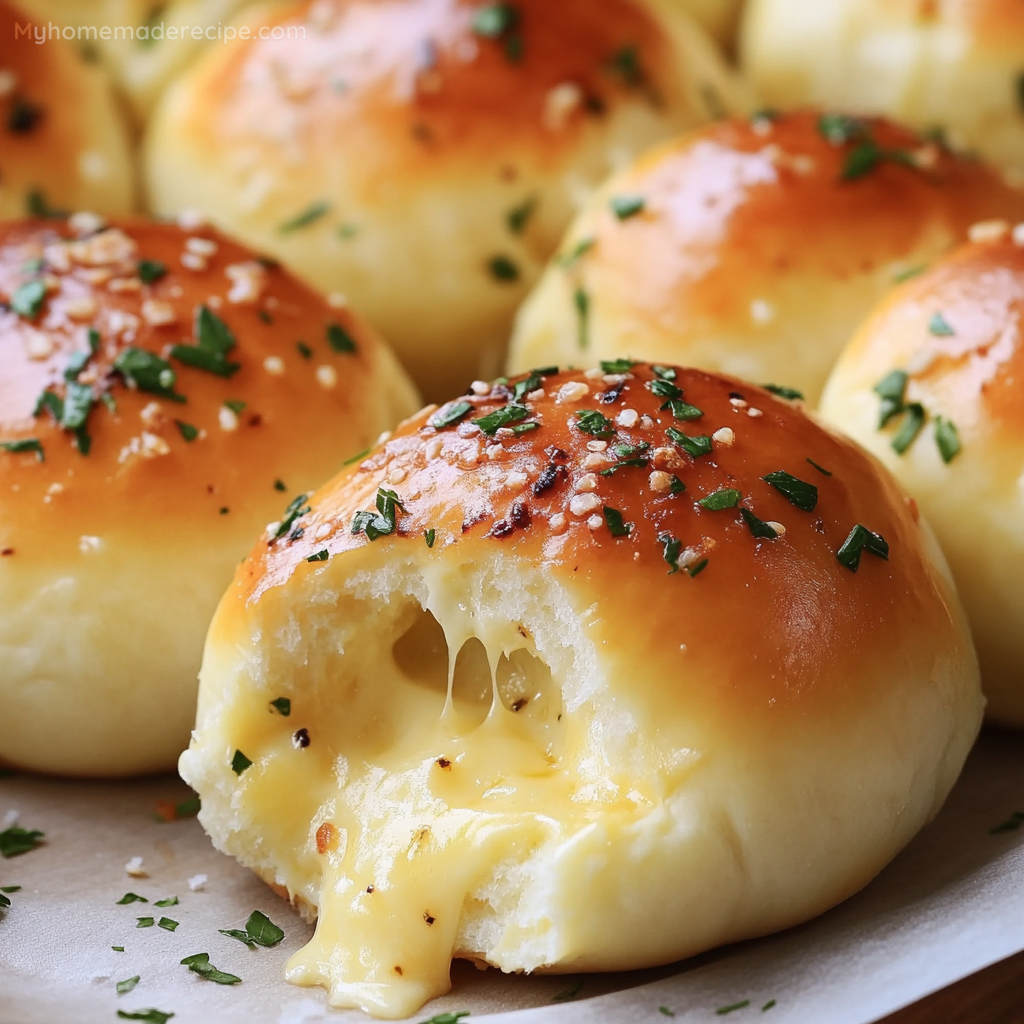 Cheesy Garlic Bombs