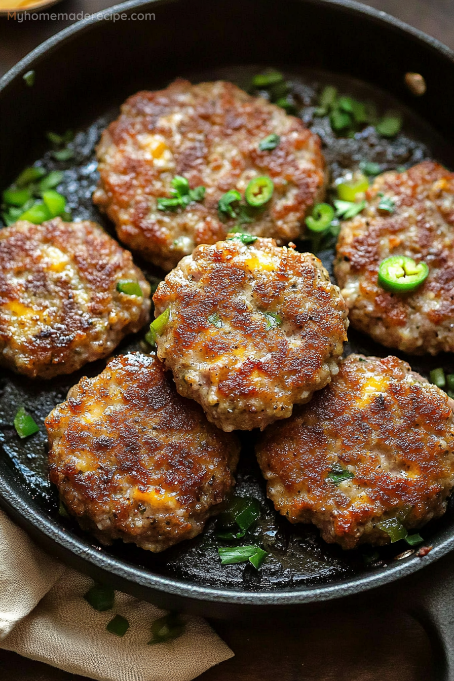 Jalapeno Cheese Sausage Patties