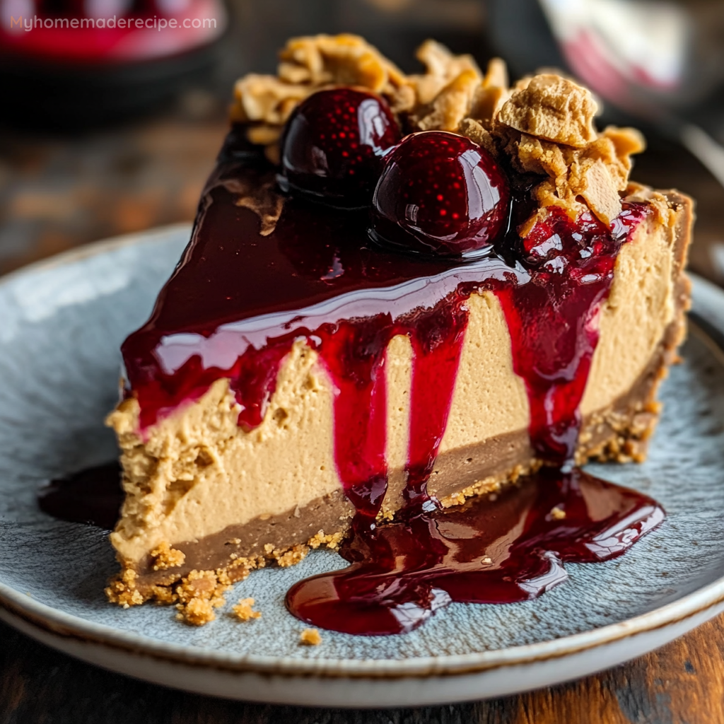 Peanut Butter and Jelly Cheesecake