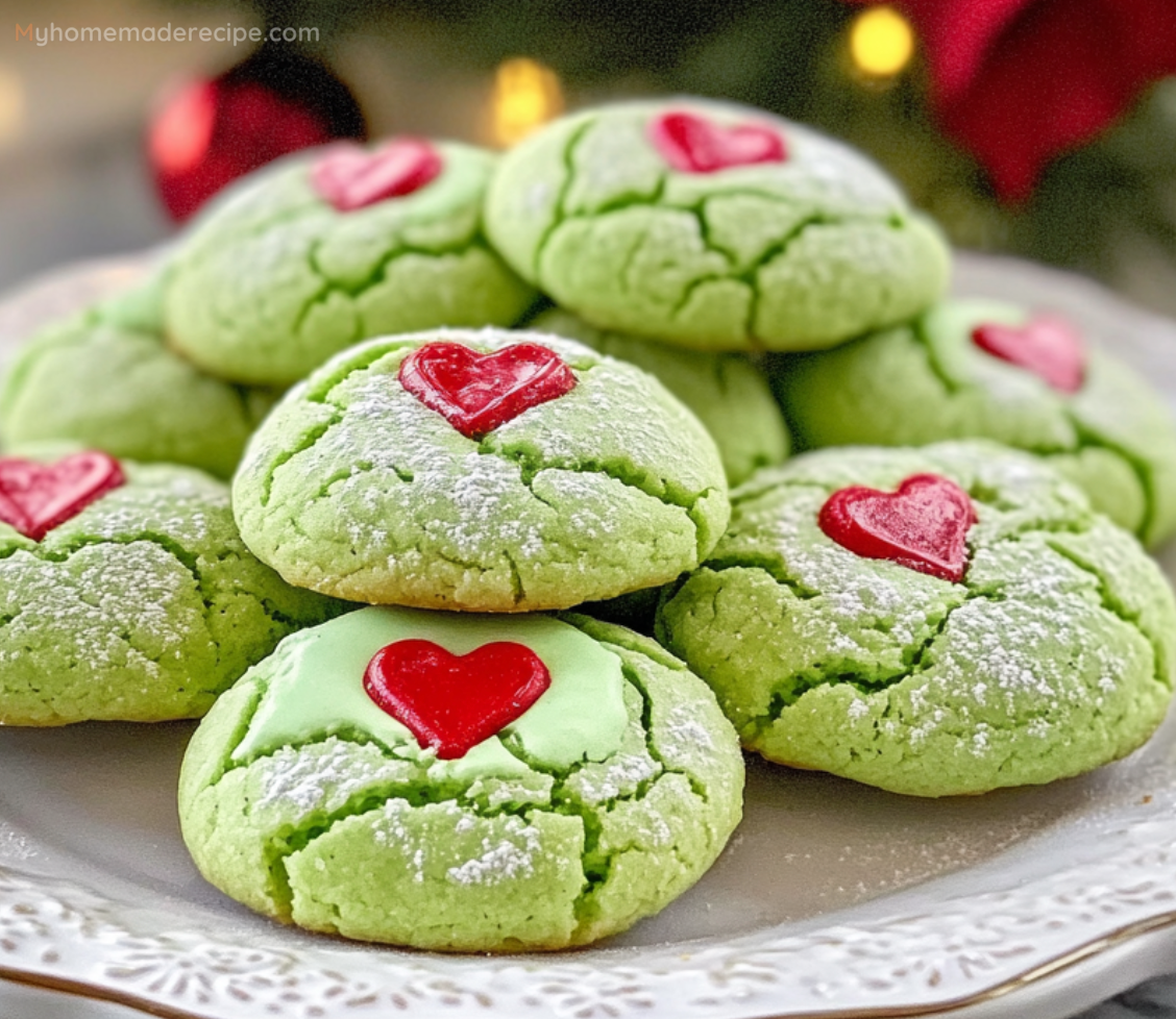 Christmas Grinch Cookies