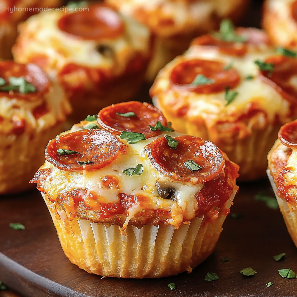 Deep Dish Pizza Cupcakes