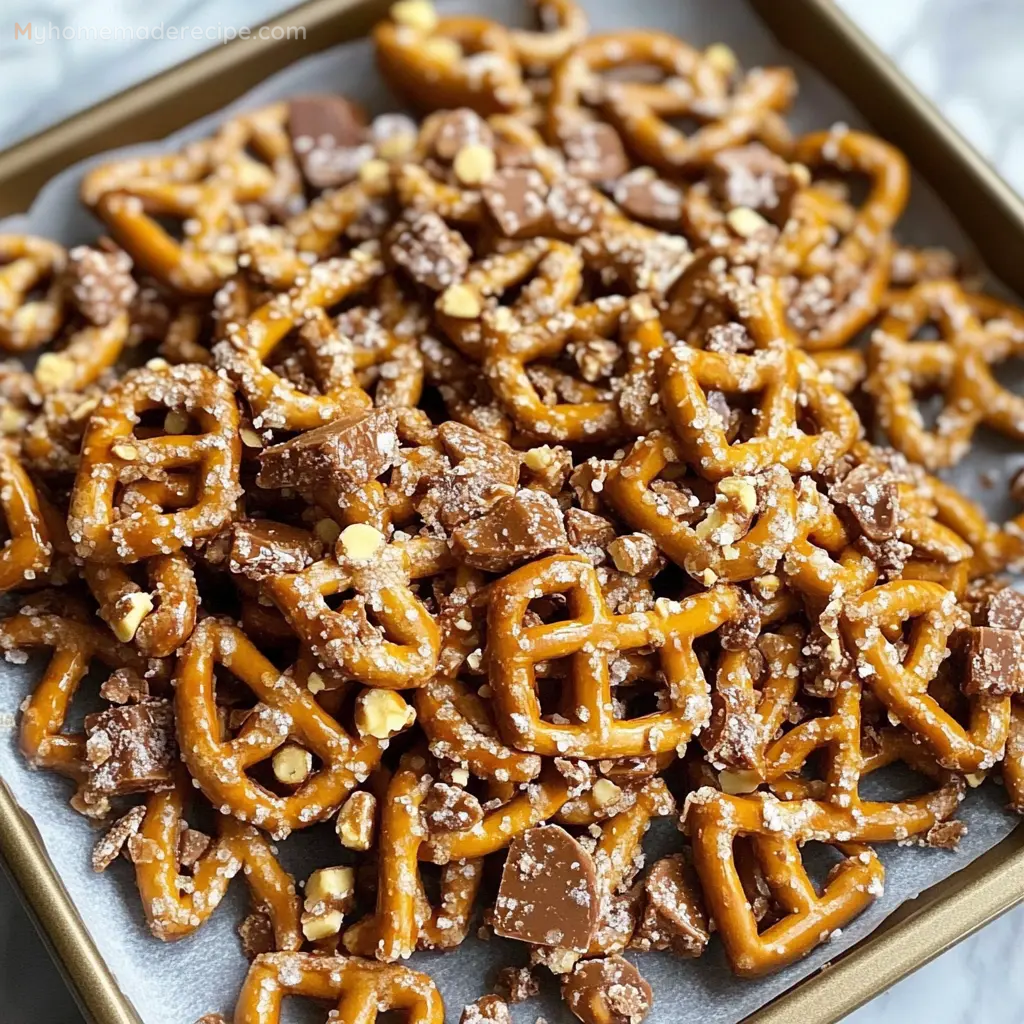 Butter Toffee Pretzels