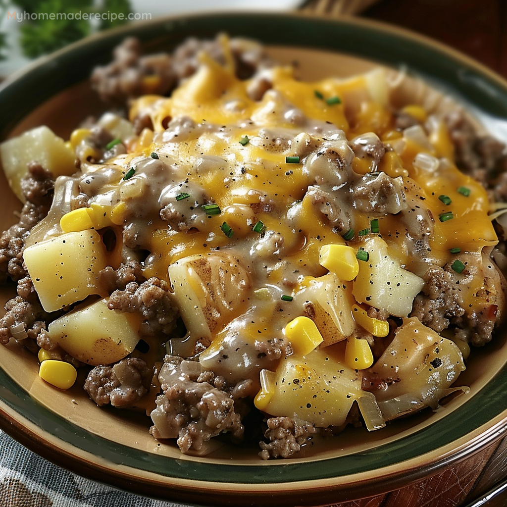 Slow Cooker Hamburger Hash