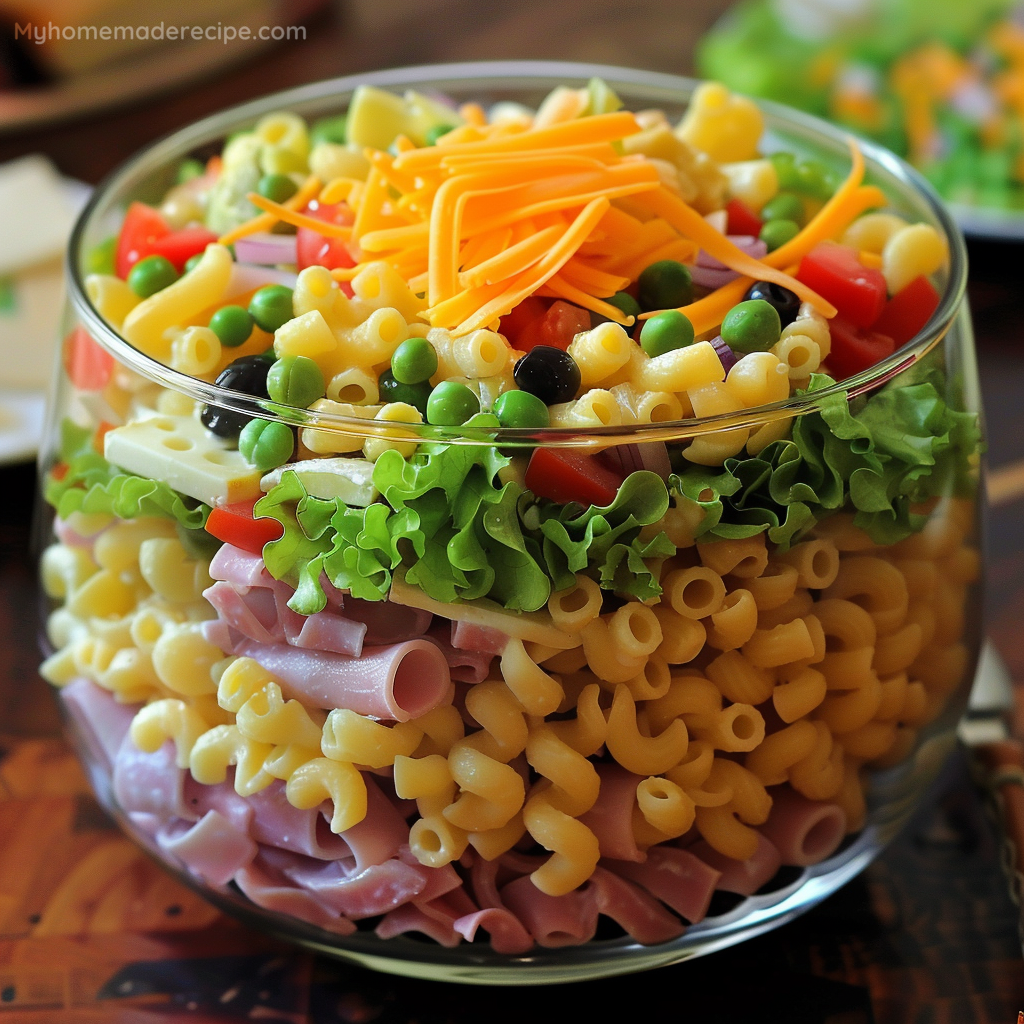 Layered Pasta Salad