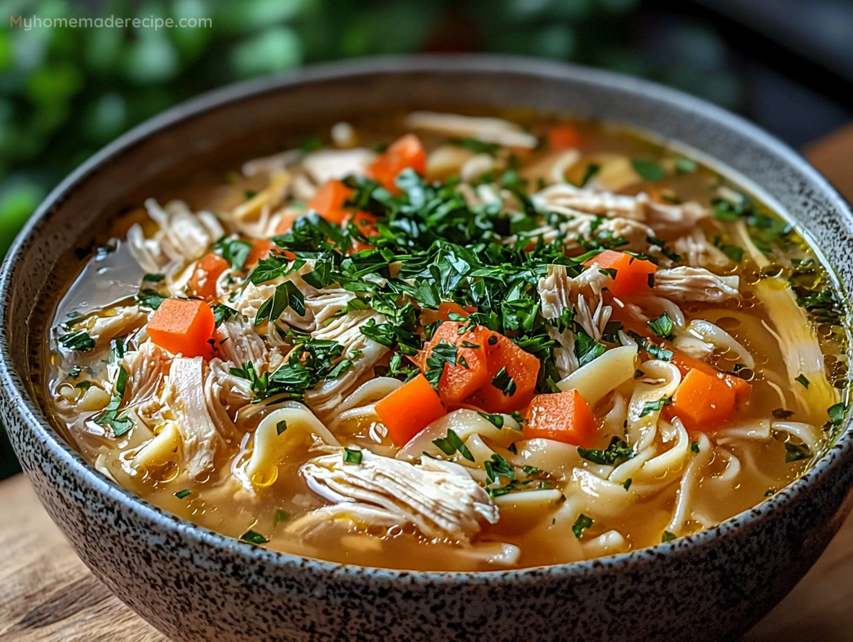 Crack Chicken Noodle Soup