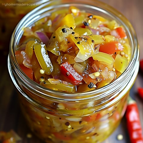 Pickled Pepper and Onion Relish