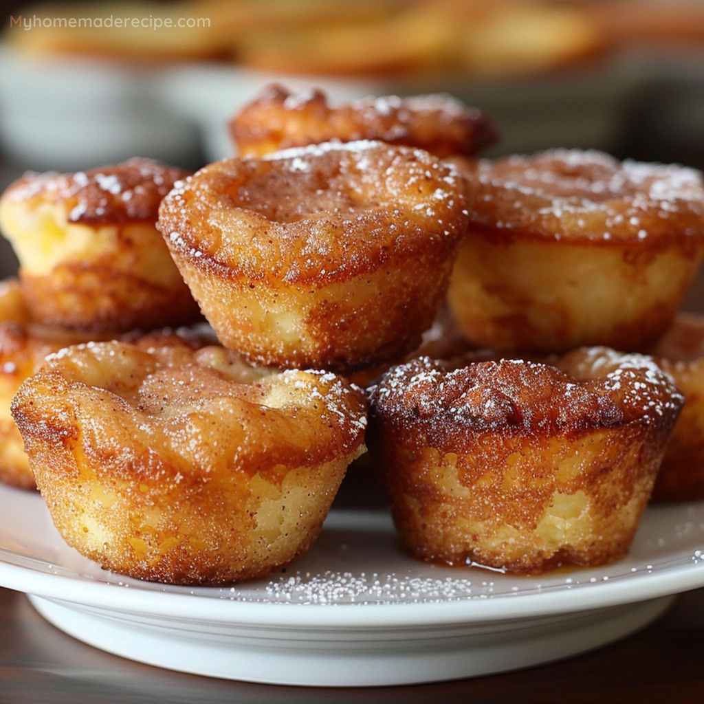 Cinnamon Sugar French Toast Muffins