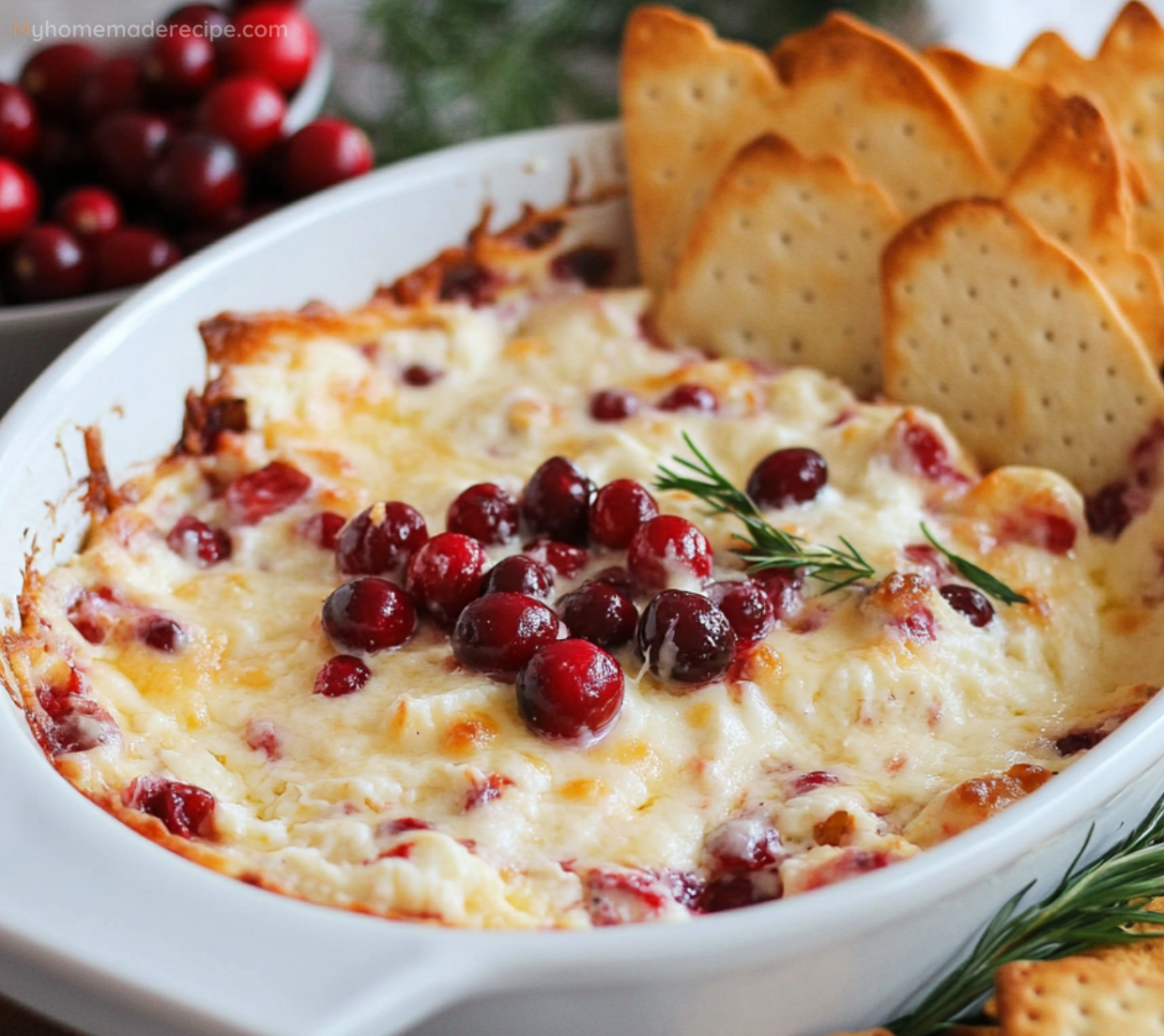 Baked Cranberry Cream Cheese Dip