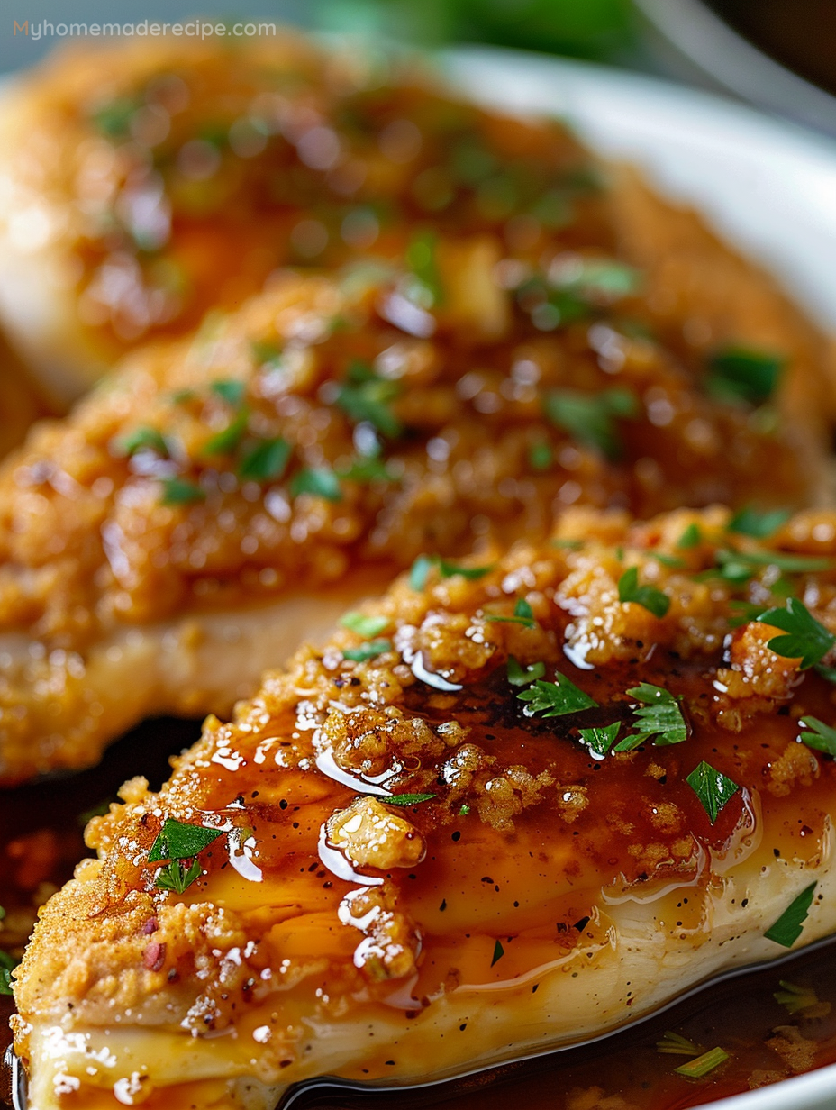 Double Crunch Honey Garlic Chicken Breasts