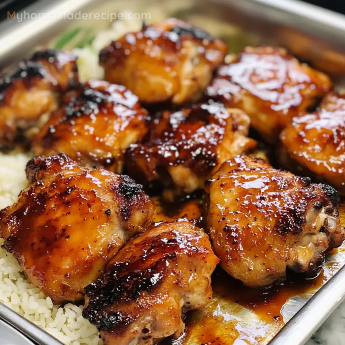 Sticky Sweet Chili Chicken Thighs