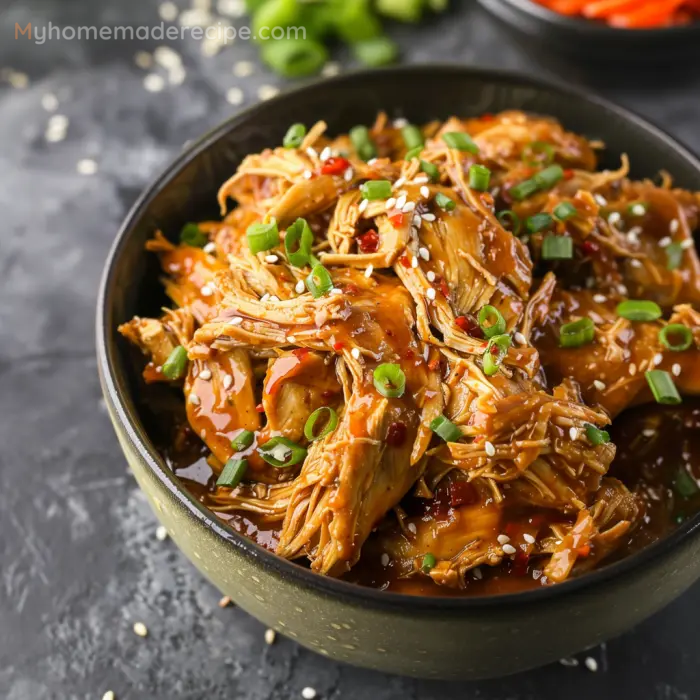 Slow Cooker Korean BBQ Chicken