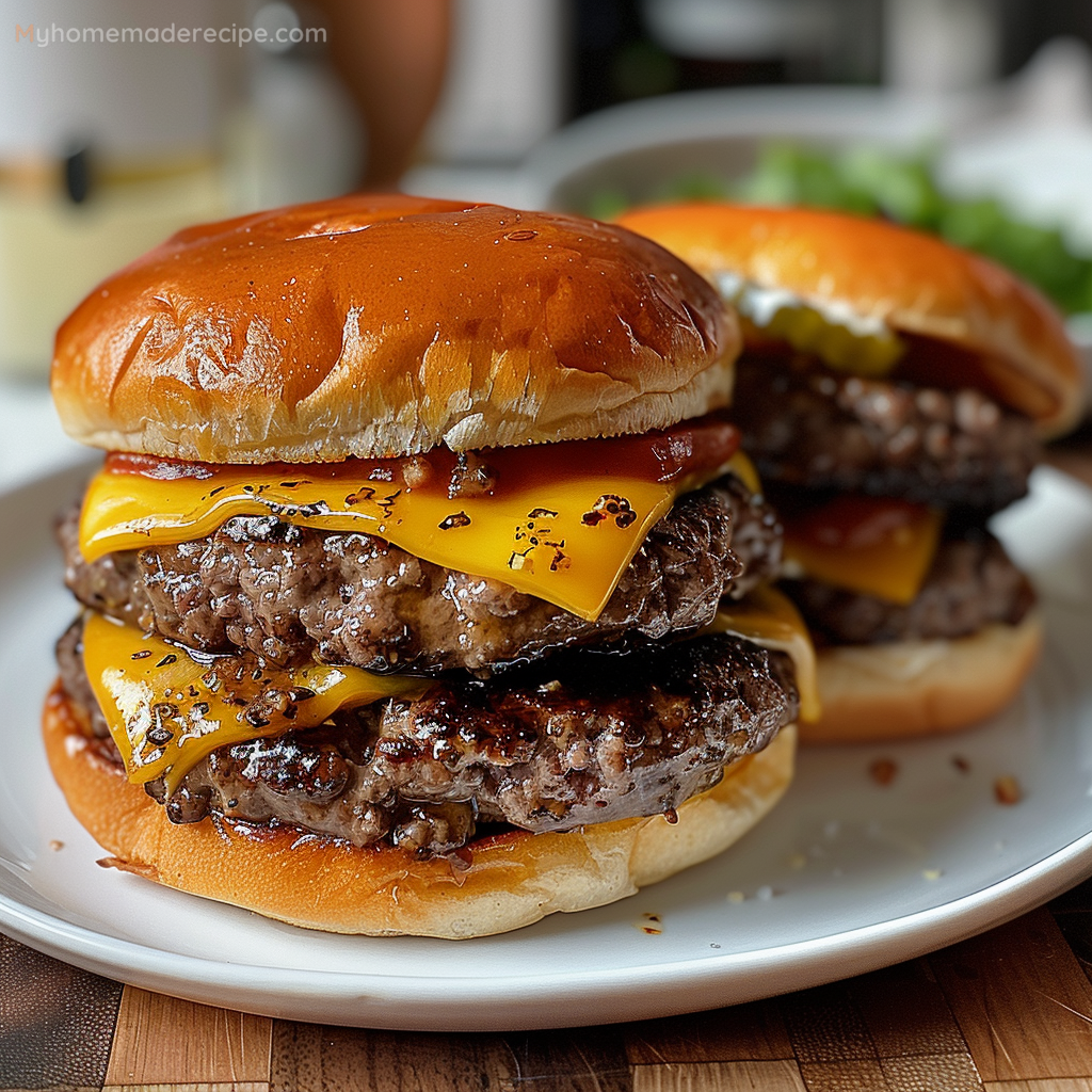 Steak and Shake Garlic Double Steakburger