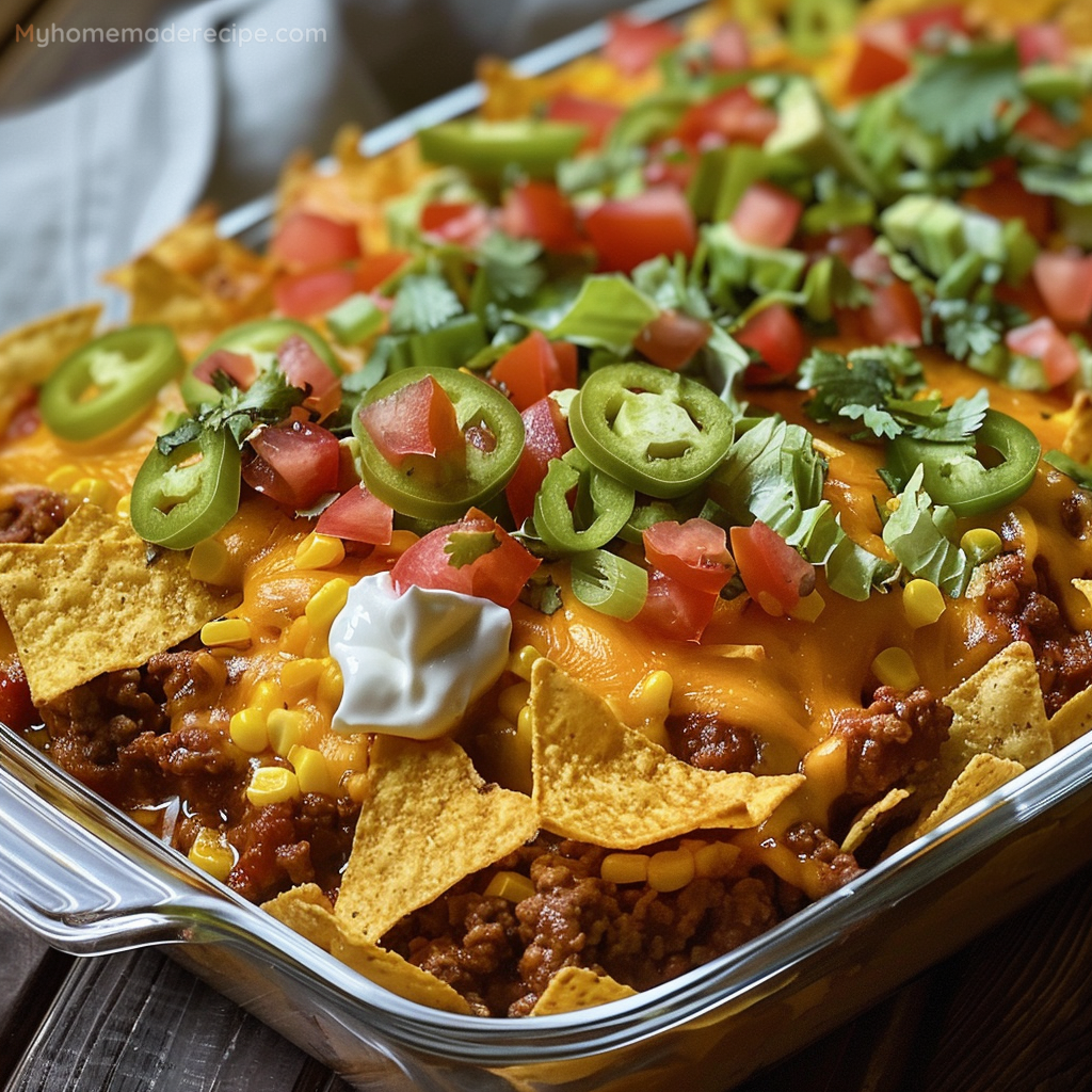 Walking Taco Casserole