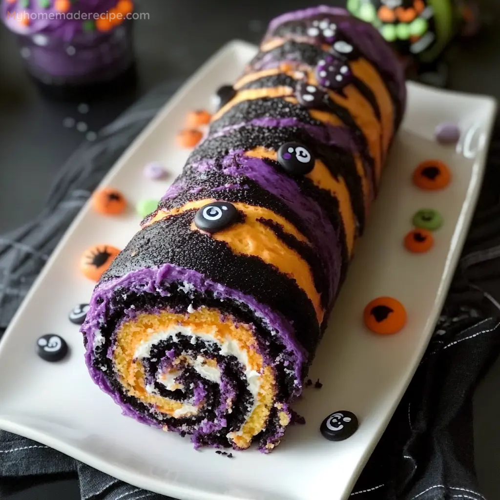 Halloween Cake Roll