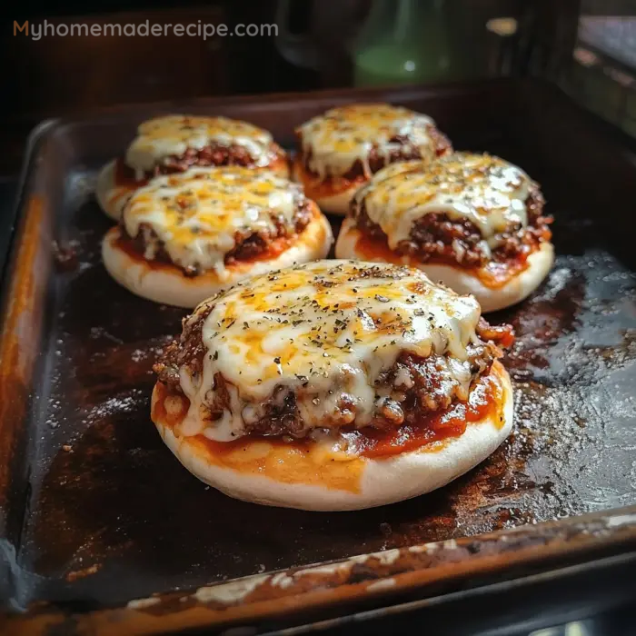 Old School Pizza Burgers