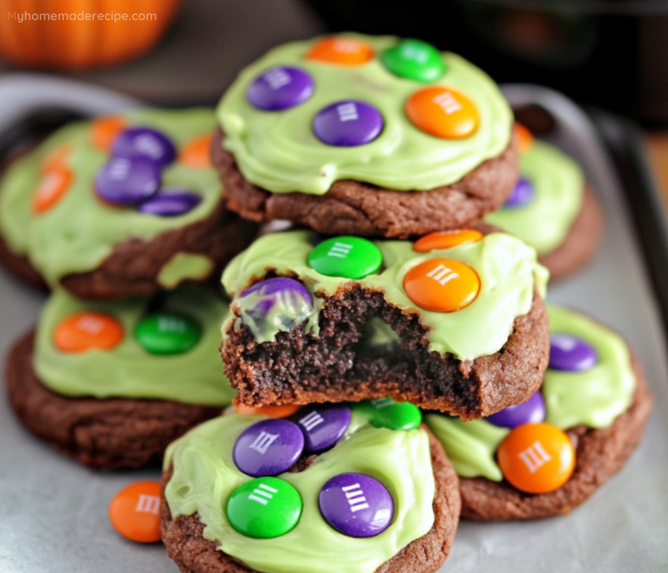 'Hocus Pocus' Halloween Cookies with Neon Green Frosting