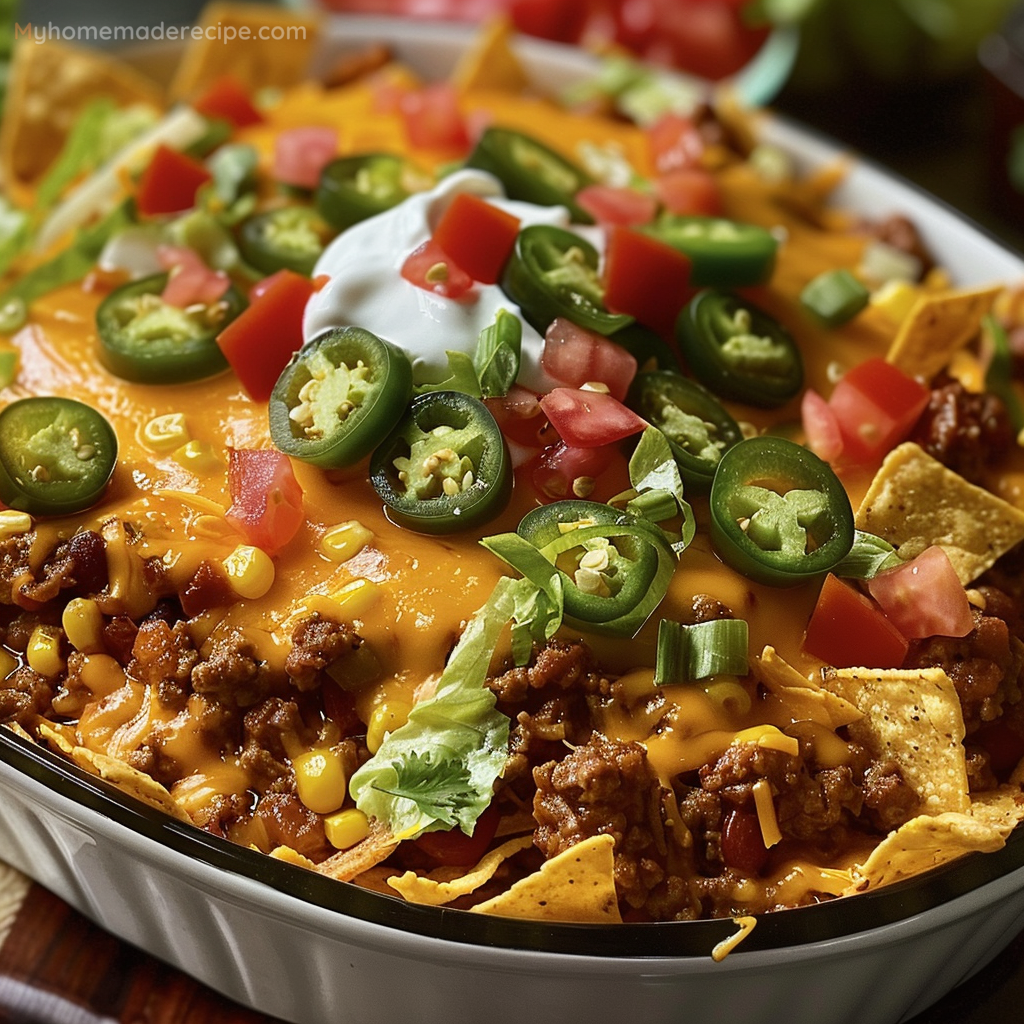 Walking Taco Casserole