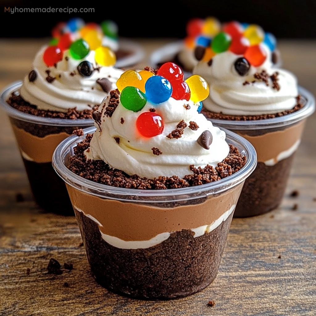 Chocolate Dirt Pie Cups