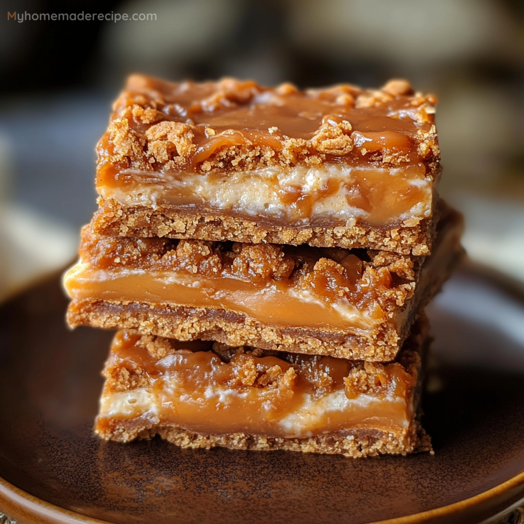 Butterfinger Caramel Bars