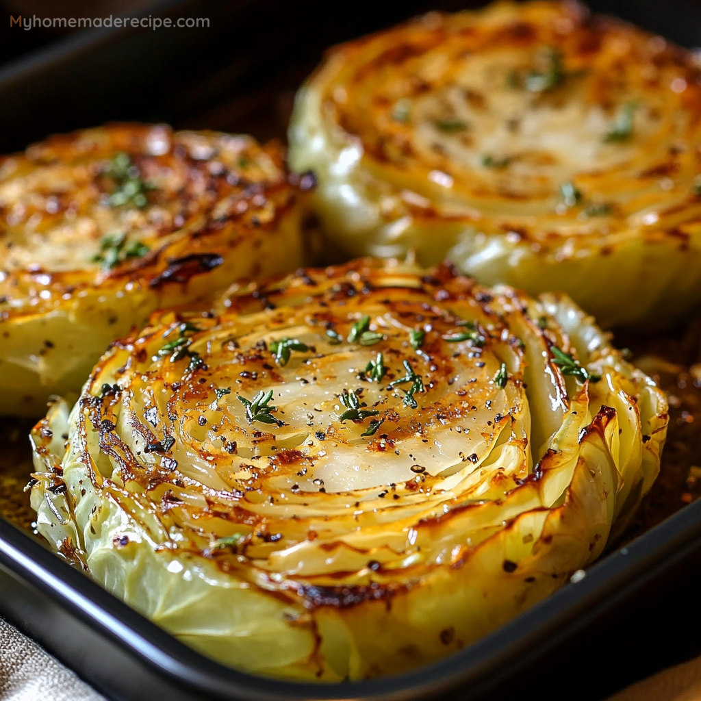 Baked Cabbage Steaks