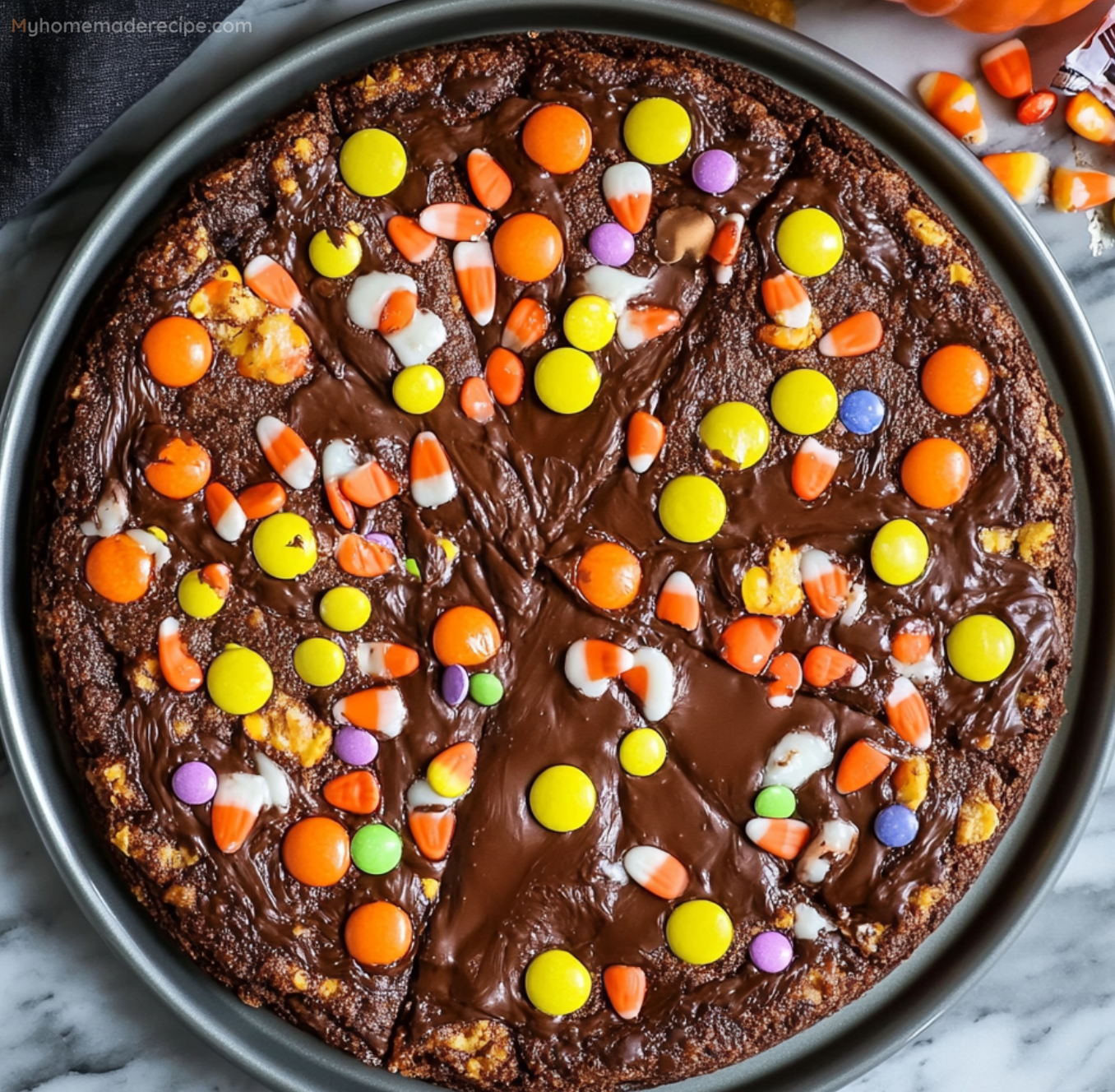 Halloween Dessert Pizza