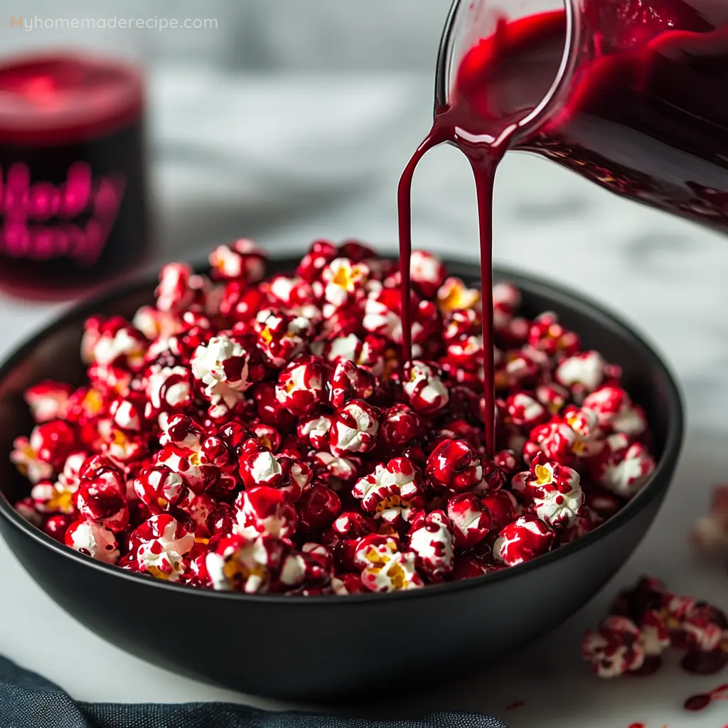 Bloody Red Velvet Popcorn