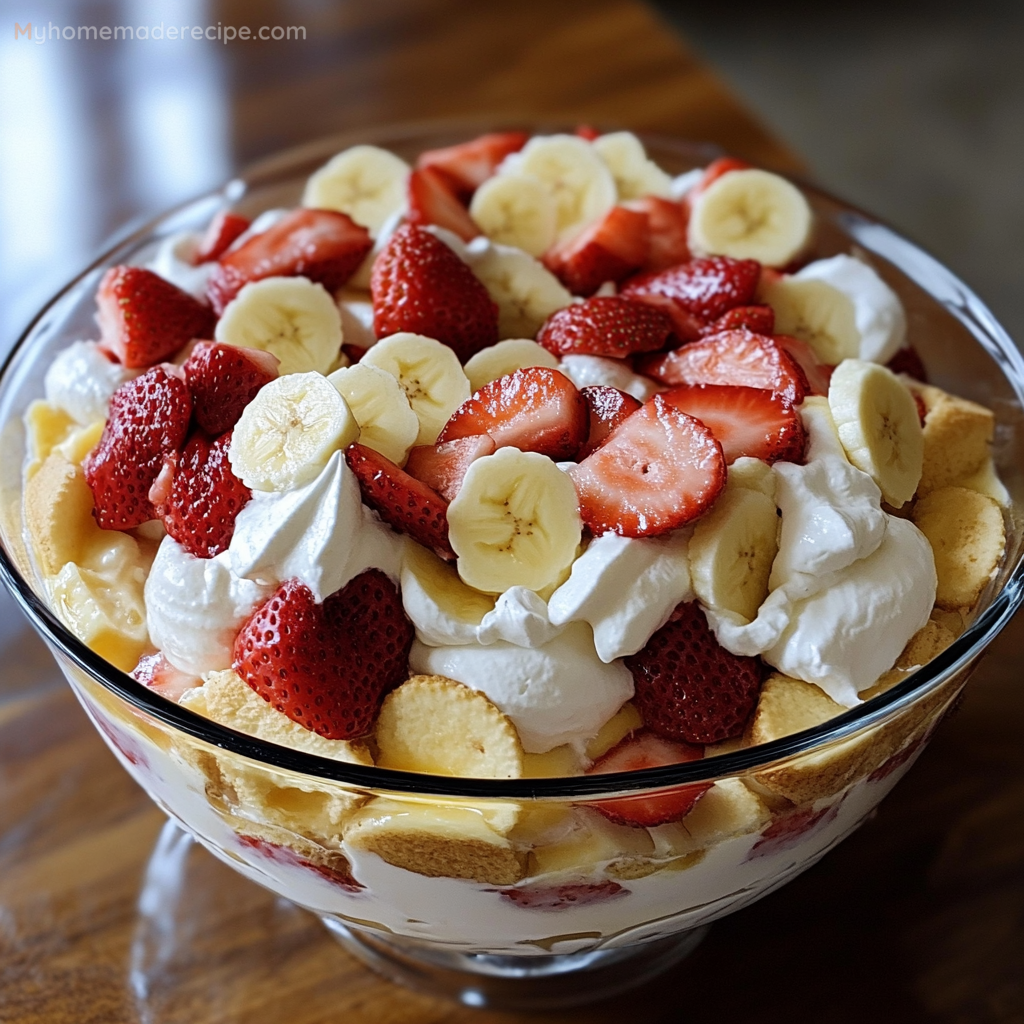 Strawberry Banana Pudding