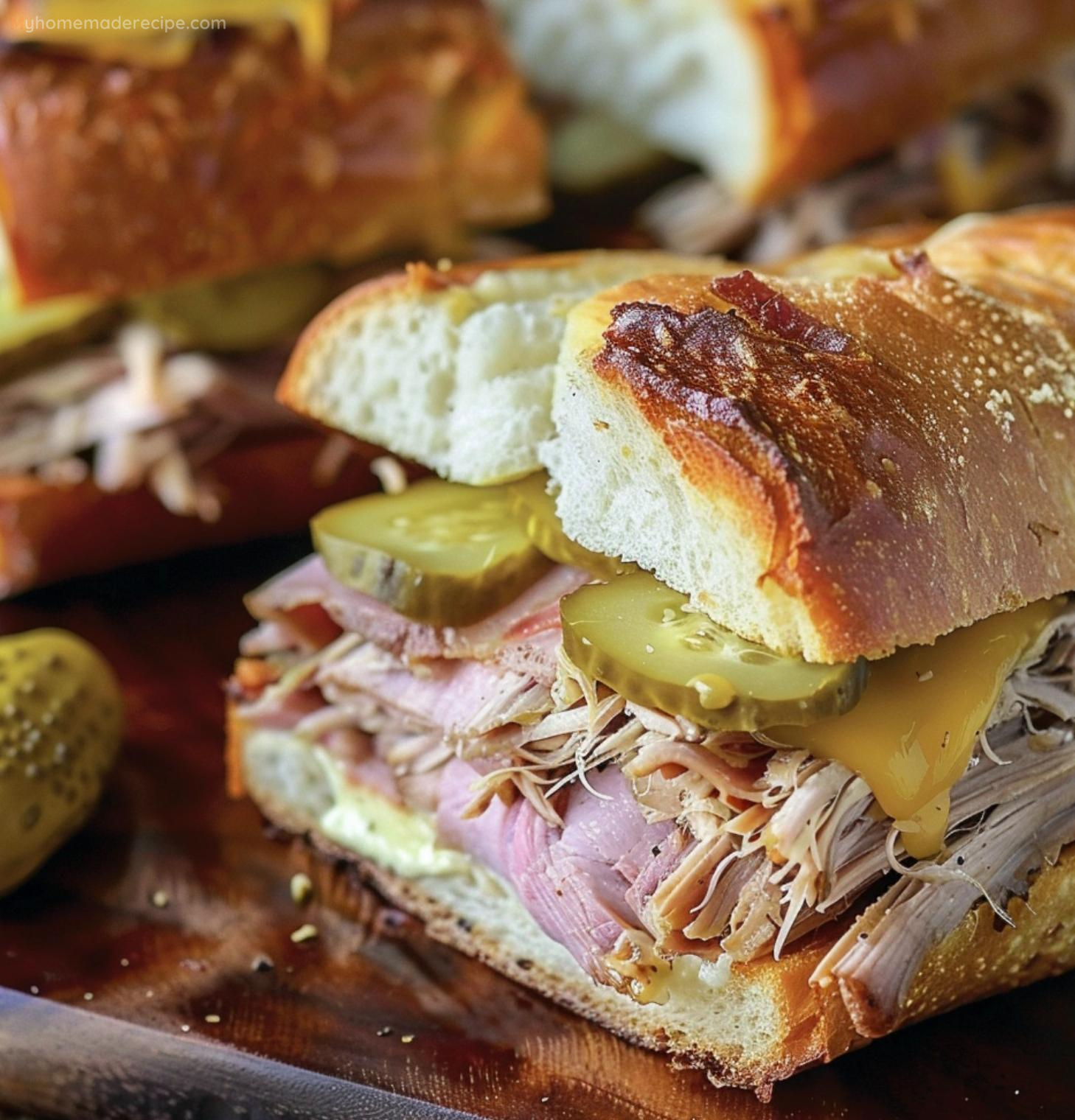 Slow Cooker Cuban Sandwiches