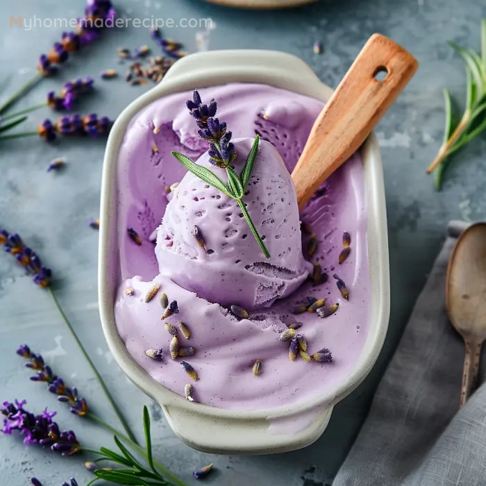 Lavender Ice Cream