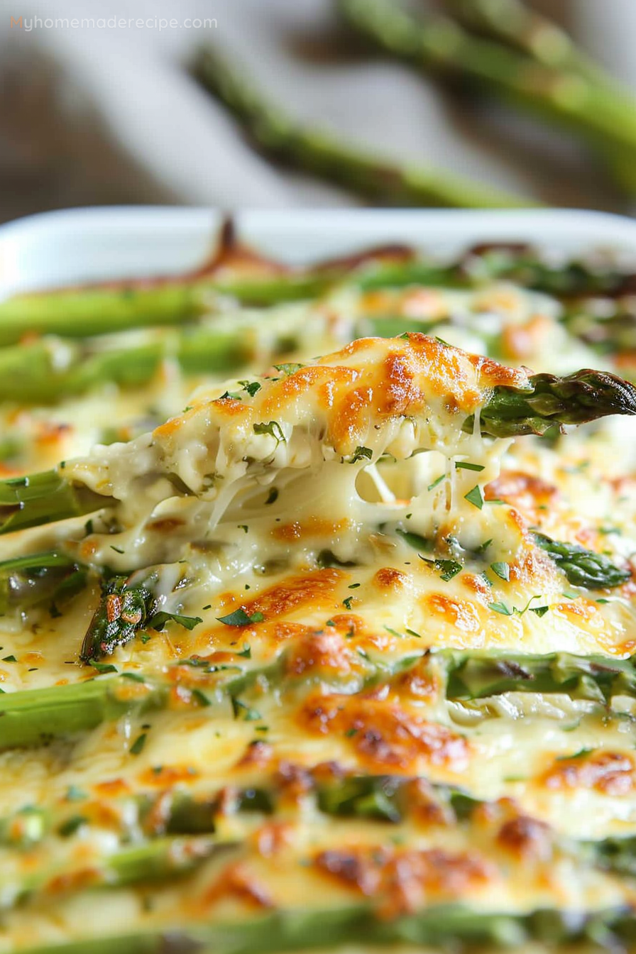 Cheesy Baked Asparagus