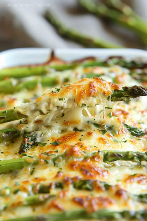 Cheesy Baked Asparagus