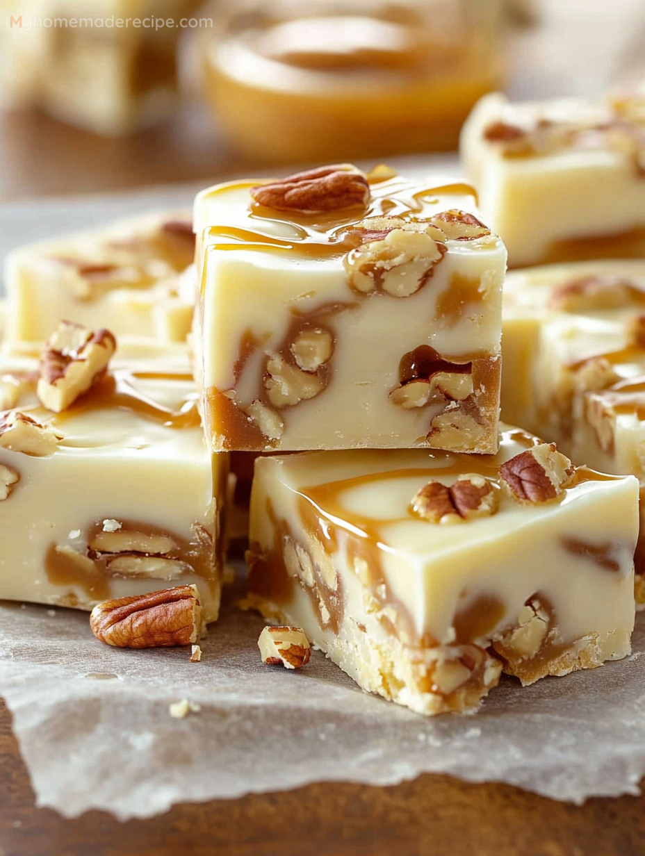 White Chocolate Caramel Fudge