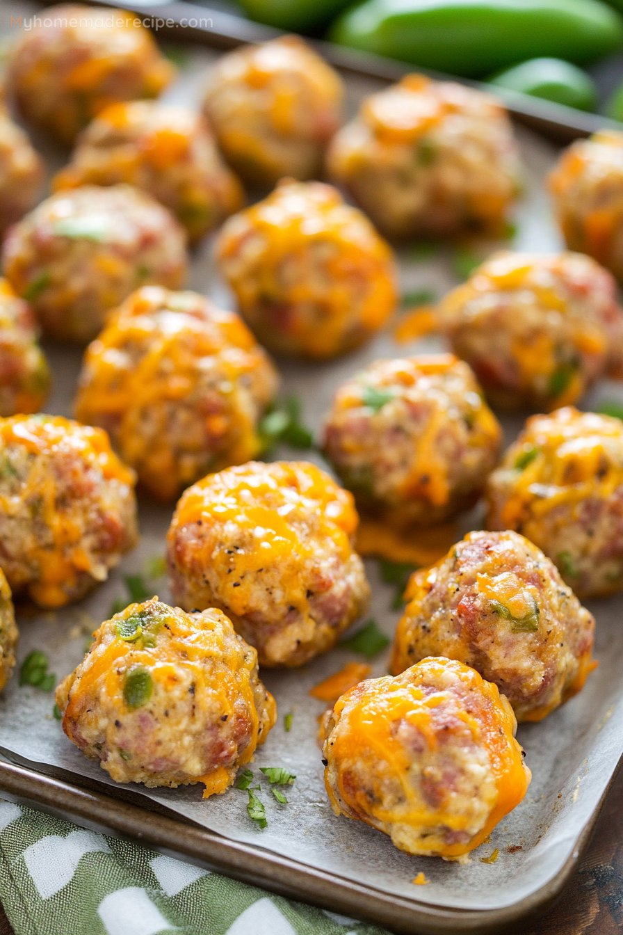 Jalapeno Popper Sausage Balls