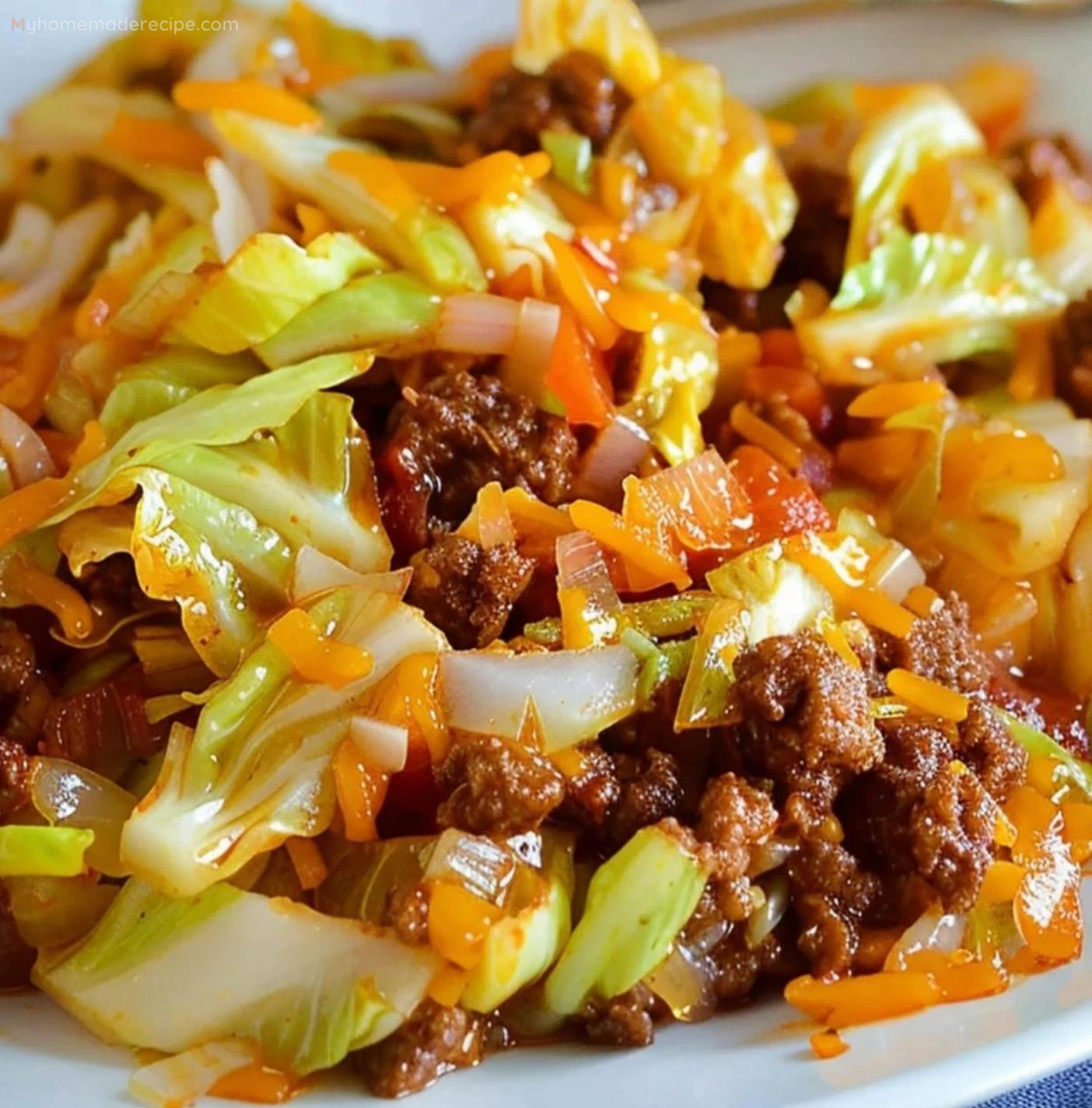 Ground Beef Taco Cabbage Skillet