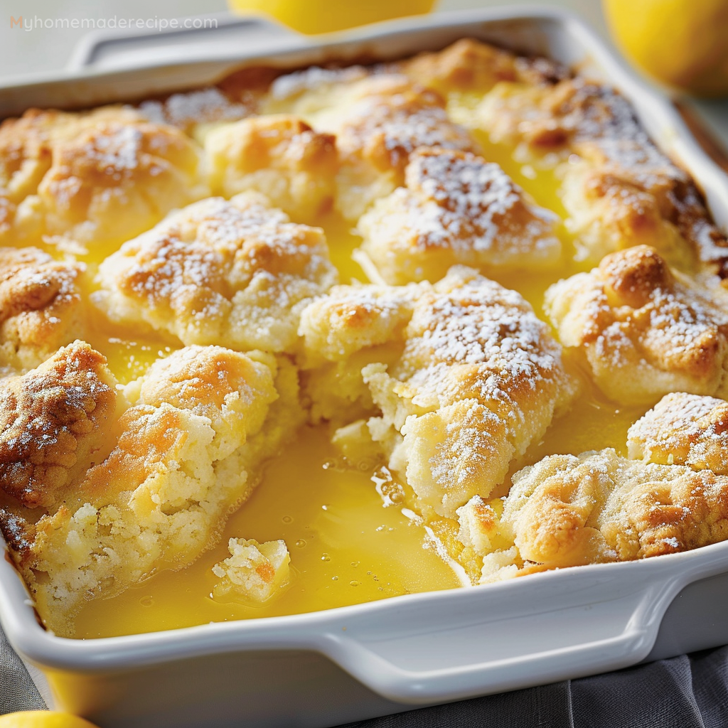 Magic Lemon Cobbler