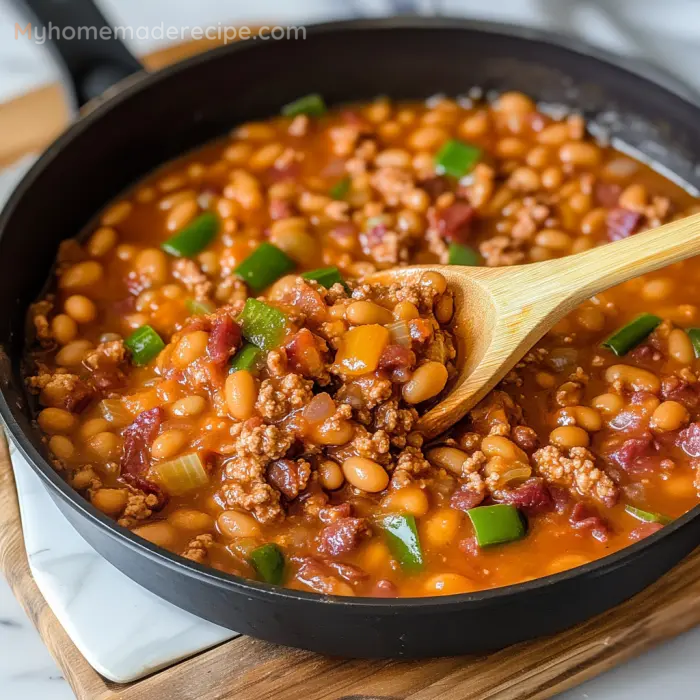 Baked Beans with Ground Beef and Bacon