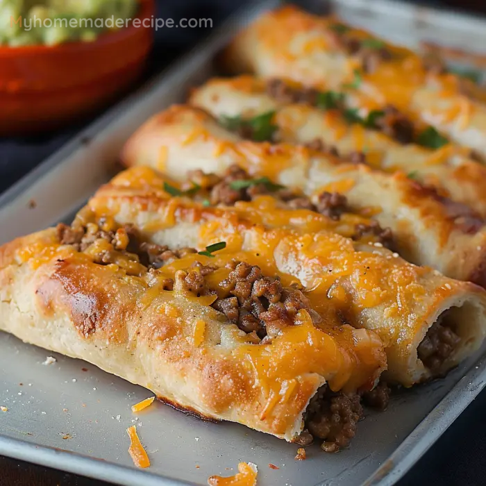 Cheesy Taco Breadsticks